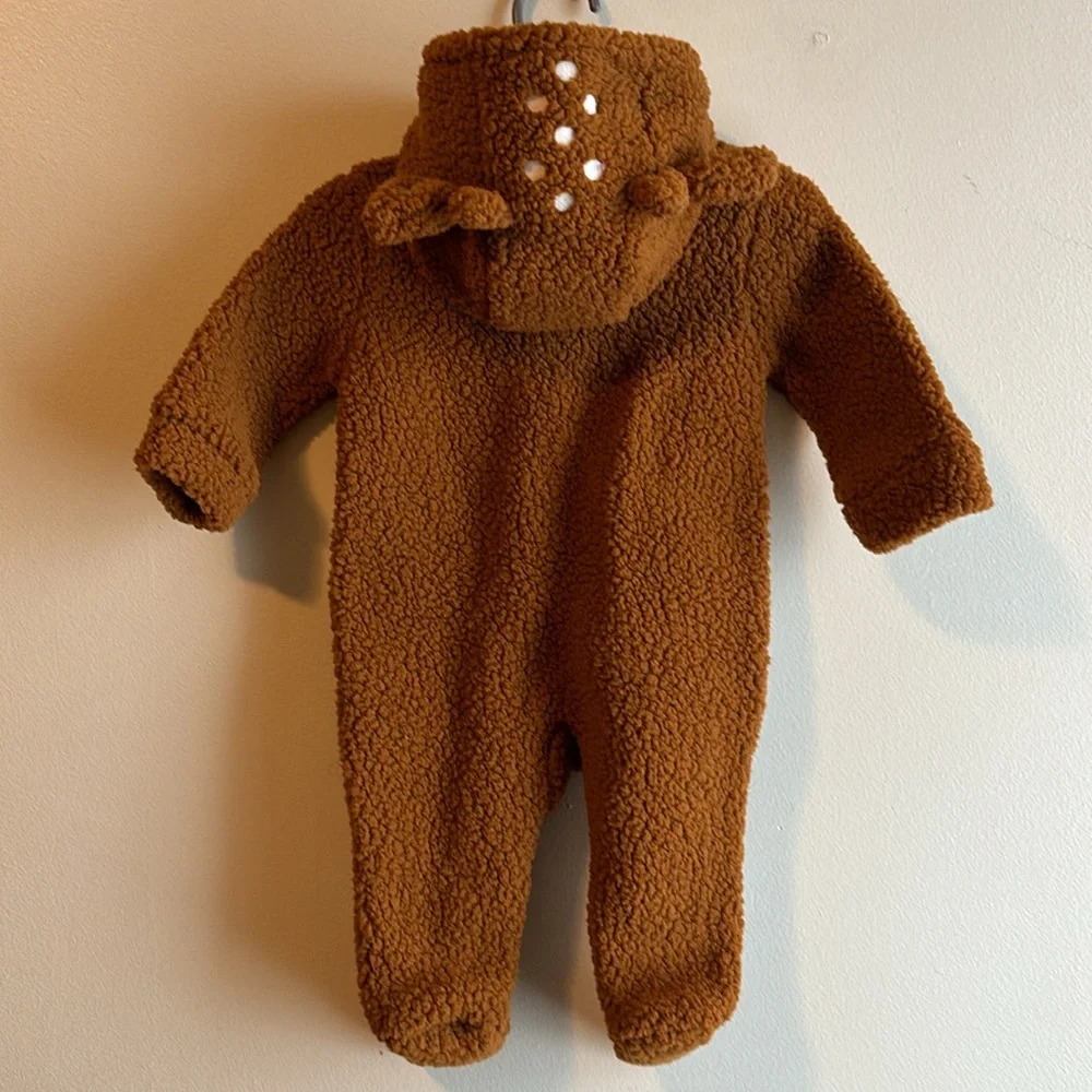 Deer Fuzzy Onsie Old Navy - Picture 1 of 3
